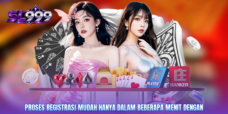 Proses registrasi mudah hanya dalam beberapa menit dengan